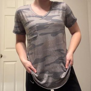 Closet Candy Boutique Small Camo Top!